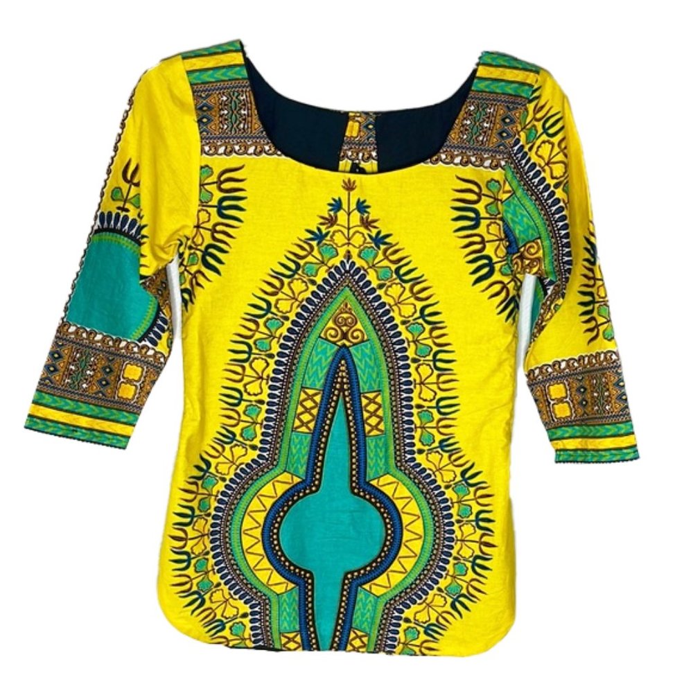 ❤️ 🆕 BEAUTIFUL Yellow tunic Size M